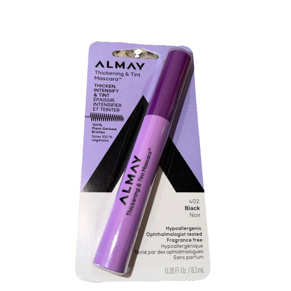 Almay Thickening & Tint Mascara 402 Black 0.28 fl oz 8.3 ml New Factory Sealed